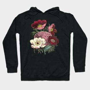 Vintage Flowers Illustration Hoodie